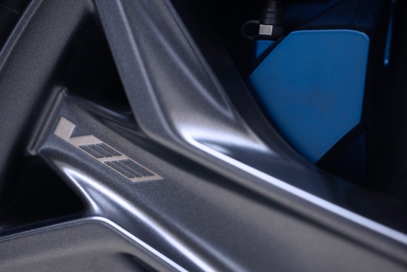 Close-up of the 2026 OPTIQ-V Brembo Performance Front Brakes | Cody Cadillac in Montpelier VT